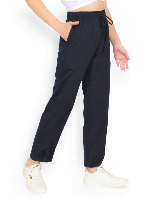 Navy Blue Coloured Fine Knittin Solid Best Fit Comfortable Women Day or Night Sleep/Comfort Lounge Pants!!