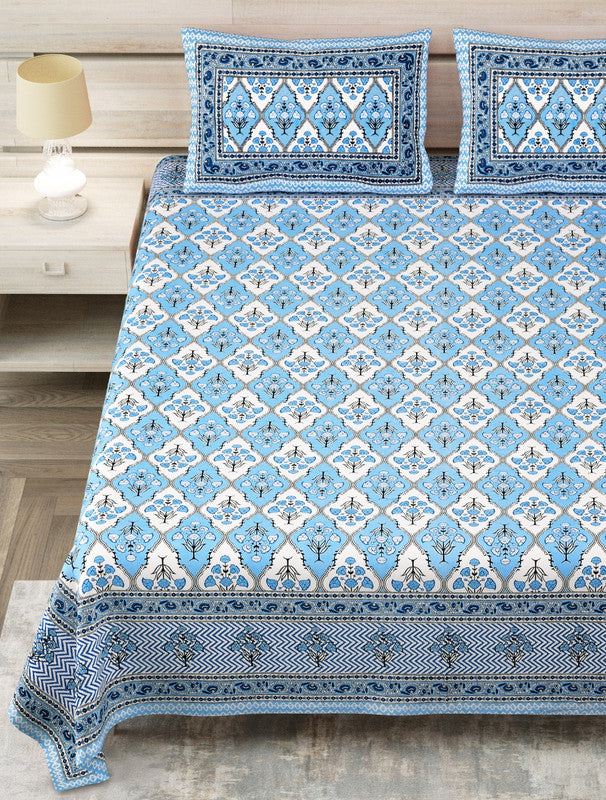 BEAUTIFUL HANDPRINTED DOUBLE BEDSHEET