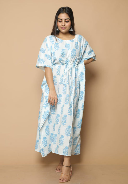 COTTON KAFTAN FREE SIZE UP TO 4XL