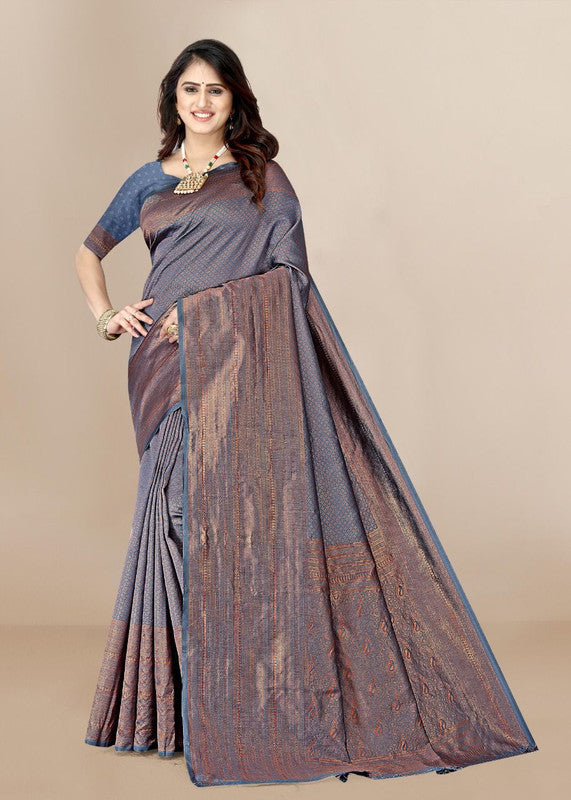 Rapier Jaquard Banarasi Silk Saree!!