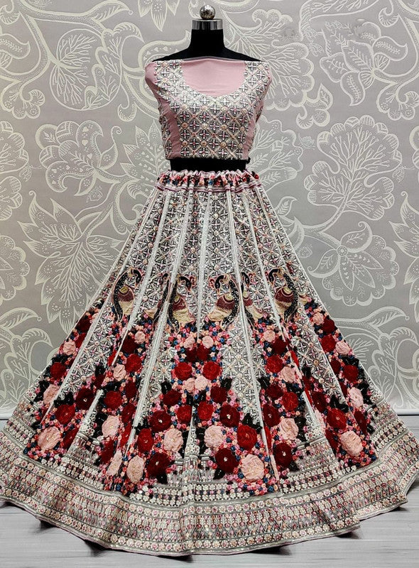 Buy Yours Off-White Lehenga Set by Designer Talking Threads Online at  Ogaan.com