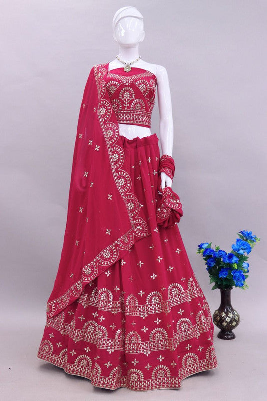 Beautiful Party Wear Lehenga Choli With Coting Sequence Embroidery Work!!