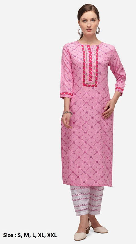 Regular Kurti with Bottom