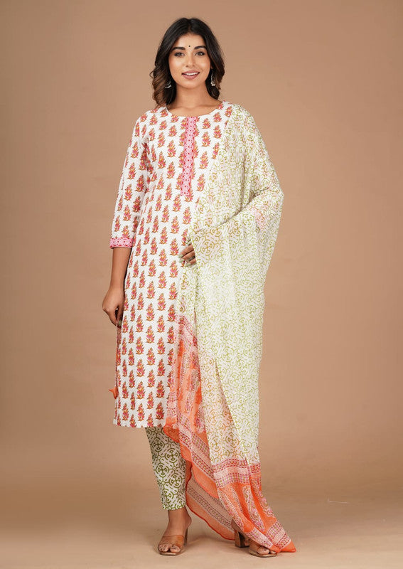 Designer Fully Stitched Suits with Bottom and Dupatta