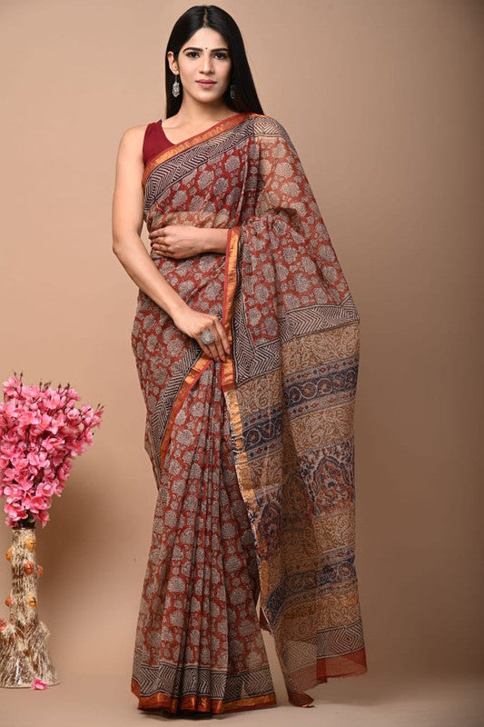 Beautiful Designer Kota Doria Saree