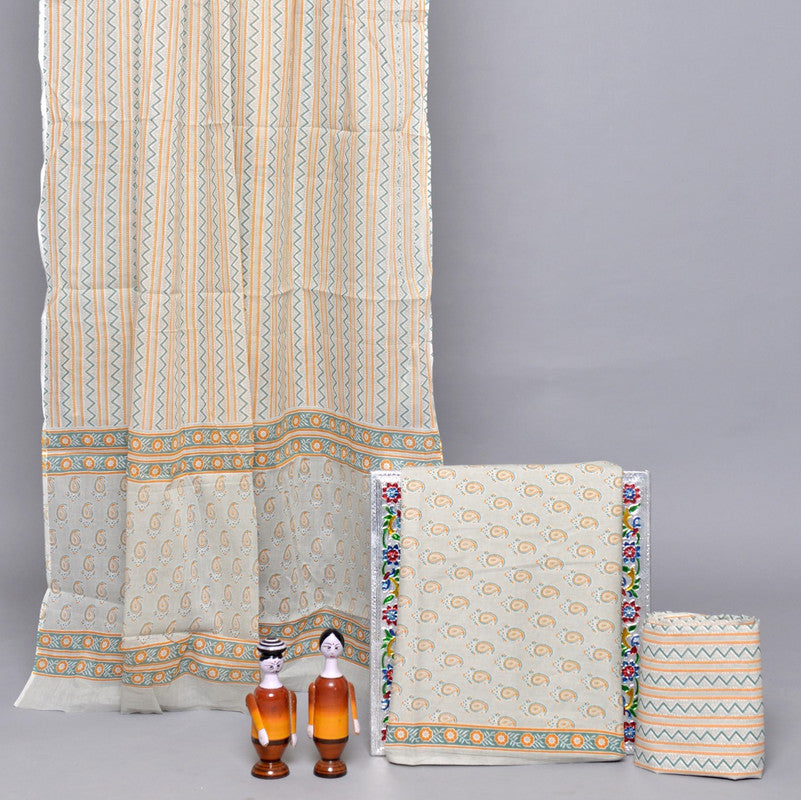 BEAUTIFUL HAND PRINTED COTTON  SUITS WITH DUPATTA!!