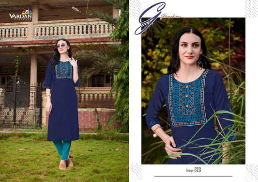 Designer Embroidery Kurti