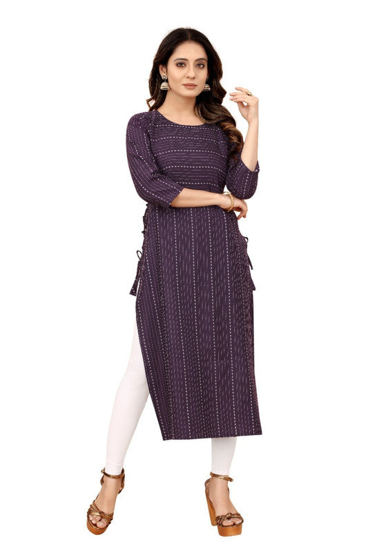 Regular Cotton Kurti with viving Printed- Roys4626