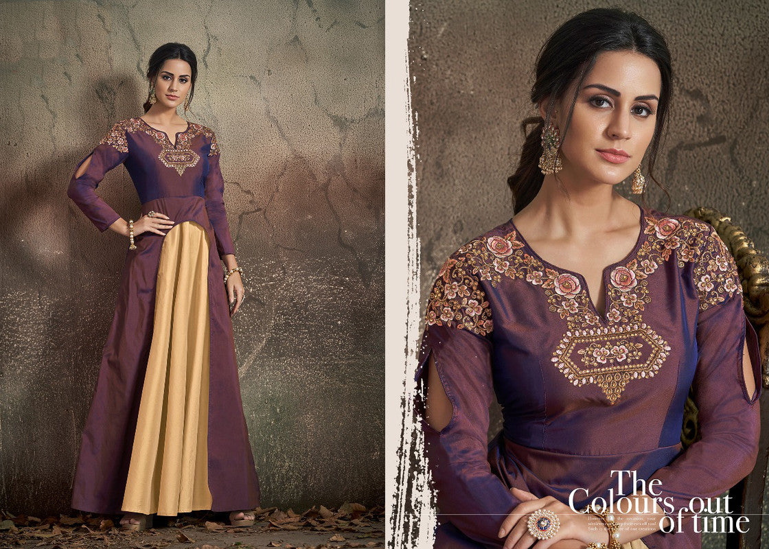 Readymade Designer Gowns with Bottom and Dupatta