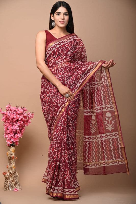 Beautiful Designer Kota Doria Saree