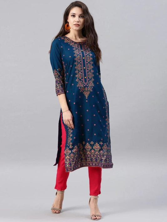 Designer Foil work Kurti