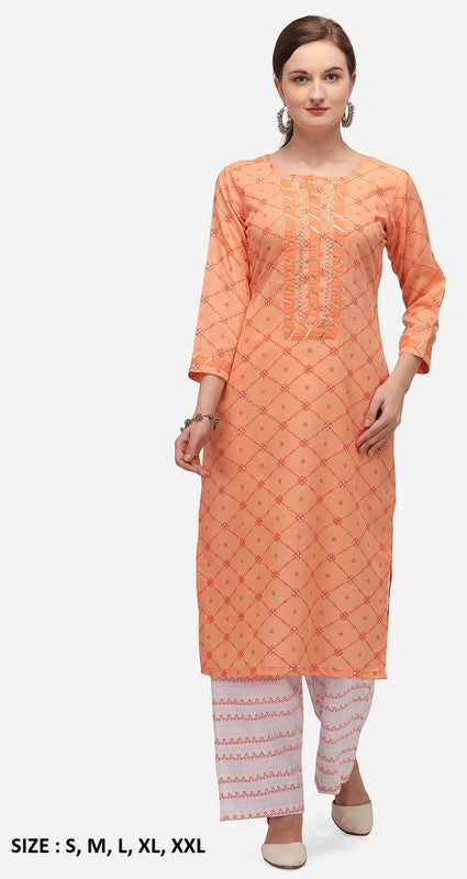 Regular Kurti with Bottom