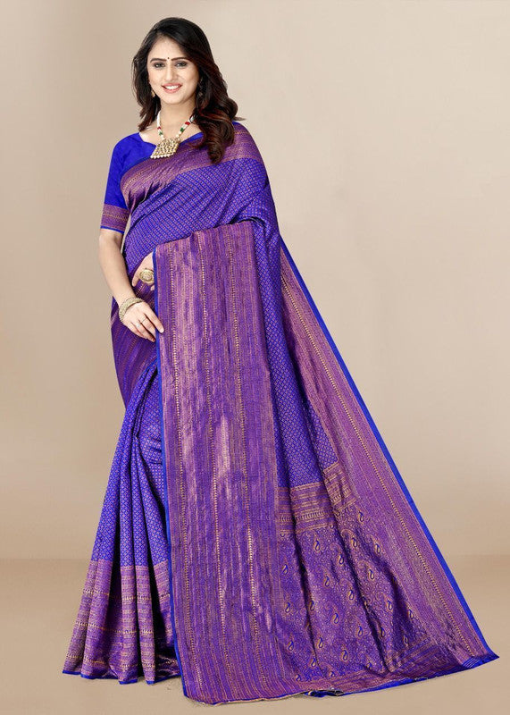 Rapier Jaquard Banarasi Silk Saree!!