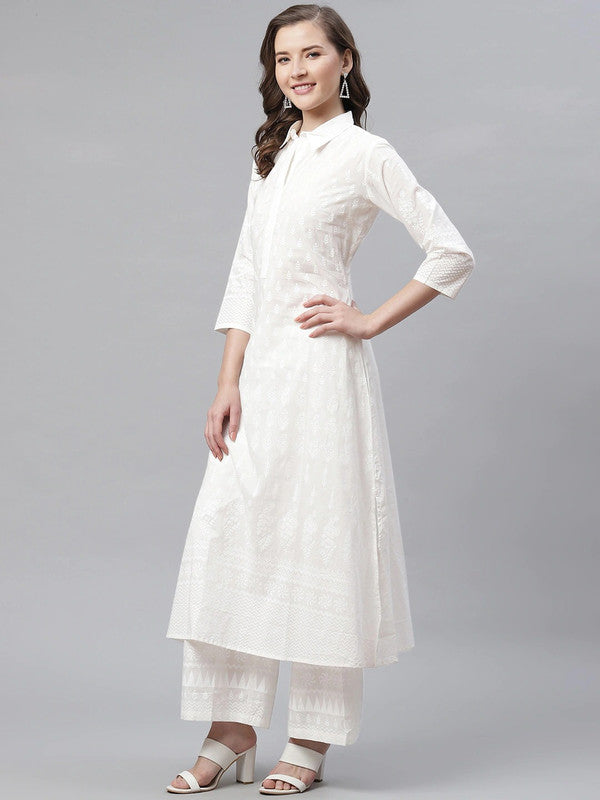 Plain White Cotton Ladies Shirt, Size: Medium, Casual at Rs 200/piece in  Jaipur