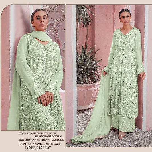 Designer Suits - Top - Bottom - Dupatta