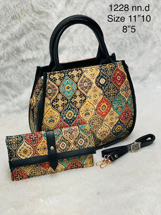 Exclusive Pattern For 2 pcs Combo Handbags and Clutch Combo