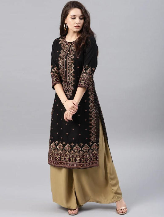 Designer Foil work Kurti