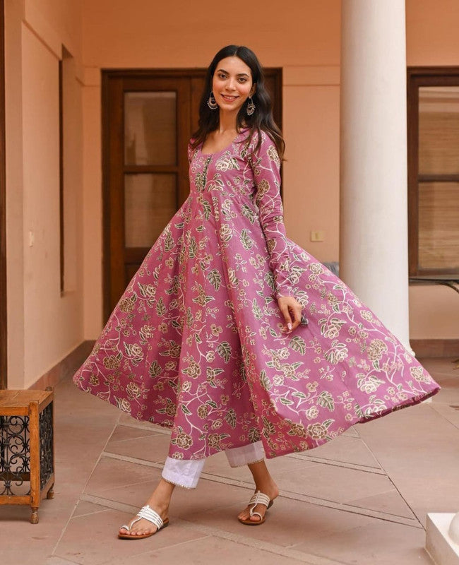 Rayon hot sale anarkali kurti