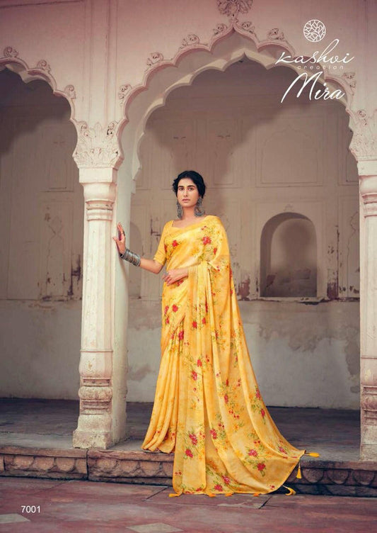 Designer RimZim silk With Zari Border saree