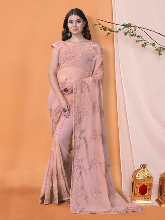 Georgette Fancy  Saree