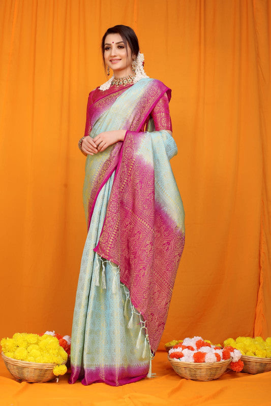 Designer Pure softly Banarasi   handloom silk with pure jari wewing saree