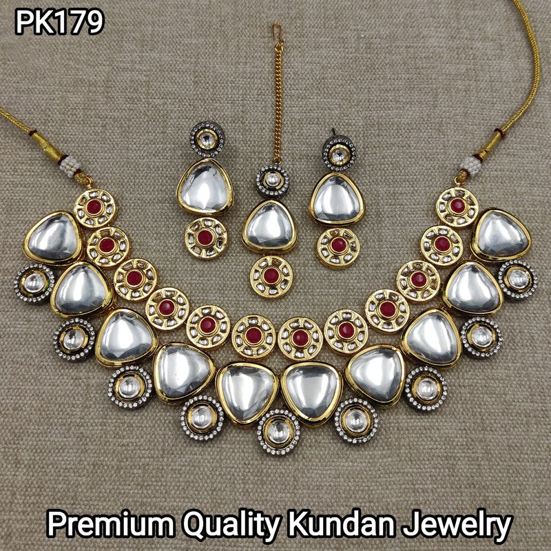 Premium Quality  Kundan Jewellery Necklace set with Ear Rings!!