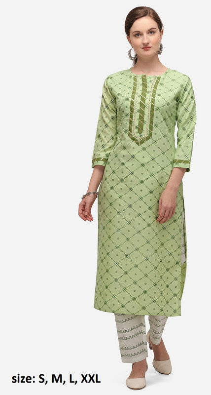 Regular Kurti with Bottom