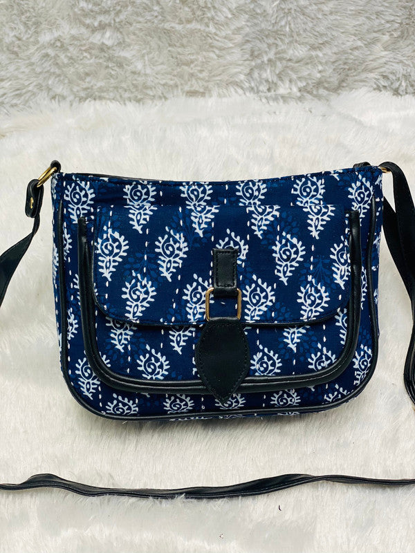 Women Blue Exclusive The Zip Flap Sling Bag!!