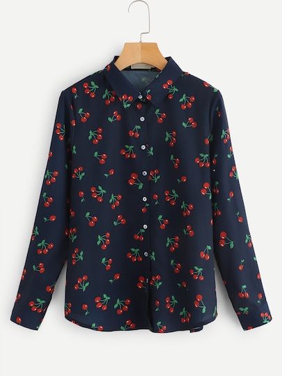 Navy Blue & Multi Coloured Pure Cotton with Print V Neck Collar 3/4 Sleeves Women Party/Daily wear Western Top!!