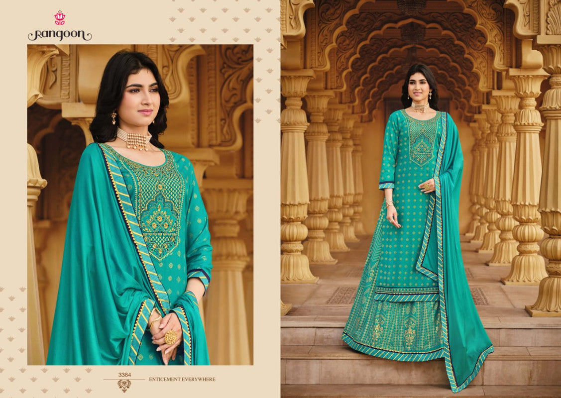 Designer Fully Stitched Suits with Bottom and Dupatta- Roys4705