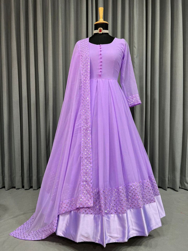 Beautiful Designer Gown Kurti with Bottom and Dupatta!!