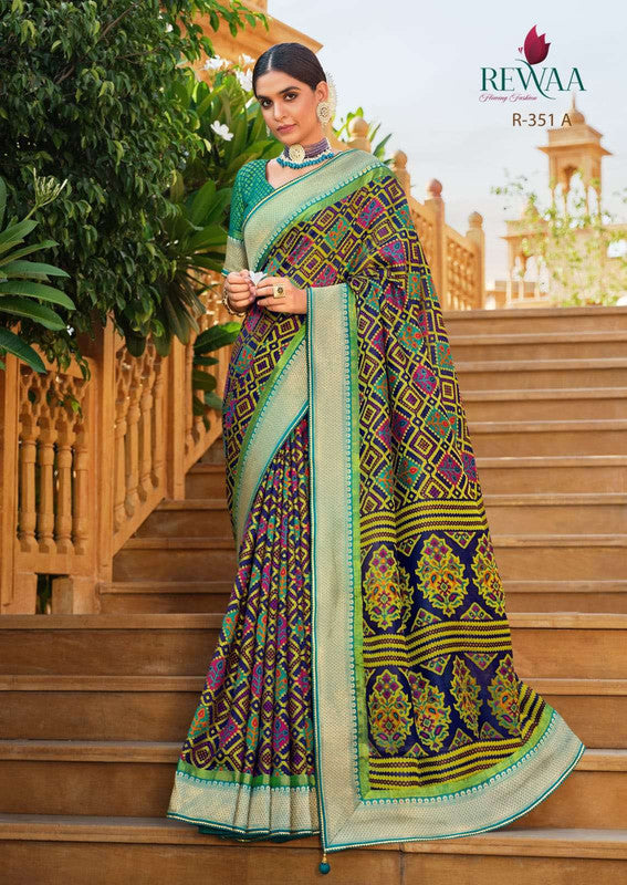 Designer Soft Patola Brasso saree