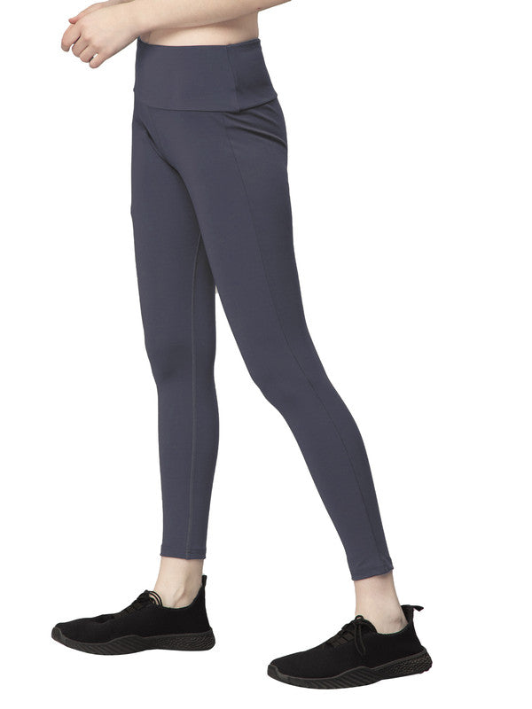 Grey Coloured Premium Polyester Lycra Stretchable And Sweat Free Ultrasoft Comfortable Women Yoga Pants!!