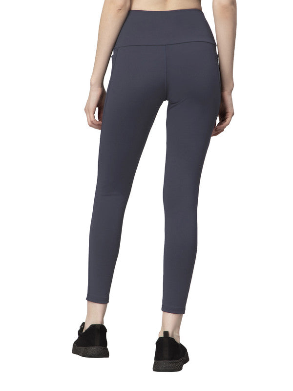 Grey Coloured Premium Polyester Lycra Stretchable And Sweat Free Ultrasoft Comfortable Women Yoga Pants!!