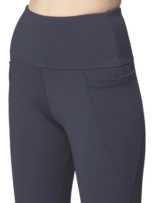 Grey Coloured Premium Polyester Lycra Stretchable And Sweat Free Ultrasoft Comfortable Women Yoga Pants!!