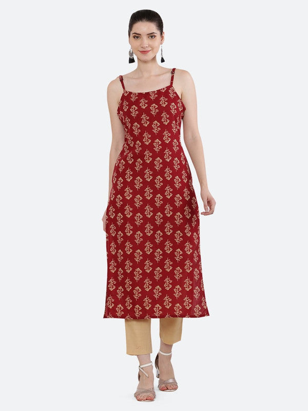 Beatiful Printed Cotton Kurti with Bottom