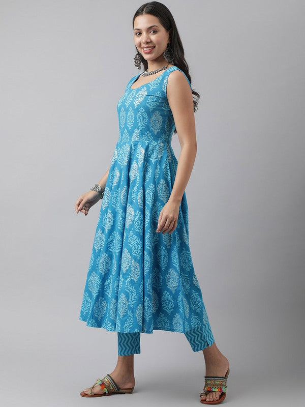 Sleeveless sales anarkali kurti