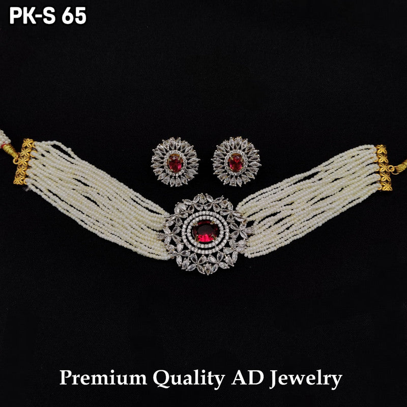 Exclusive Quality Kundan American Diamonds Necklace and Ear rings set !!