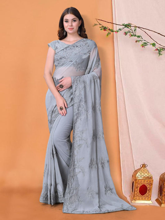 Georgette Fancy  Saree