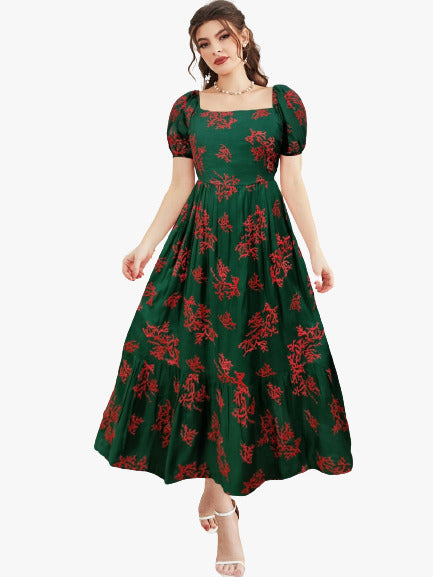 Designer Thread work Green coloured Westren Frock!!