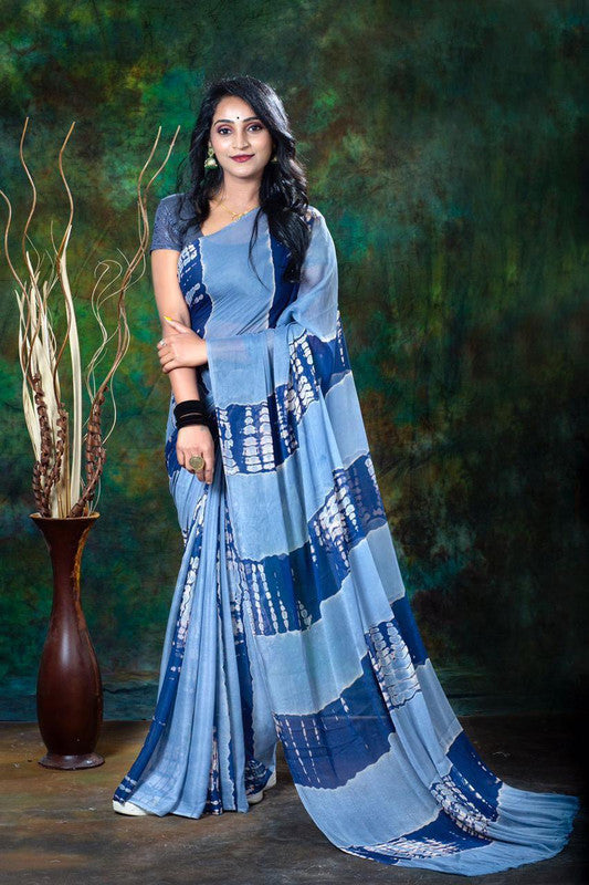 Soft N Silky Simmer Chiffon Saree