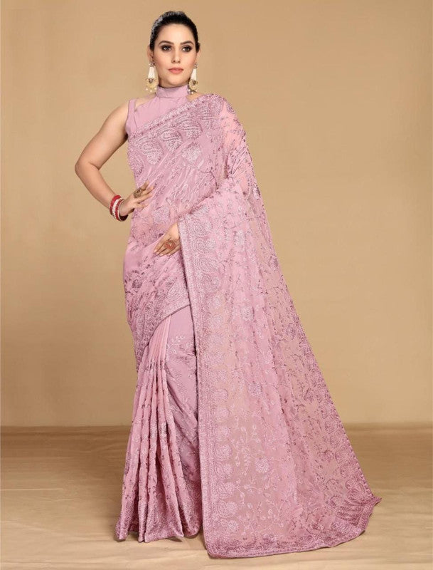 Camlin Saree with Embroidered work!!