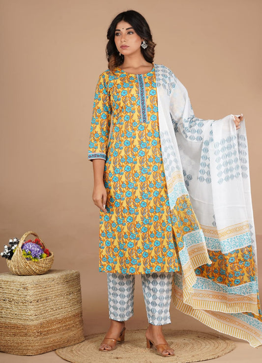 Designer Fully Stitched Suits with Bottom and Dupatta