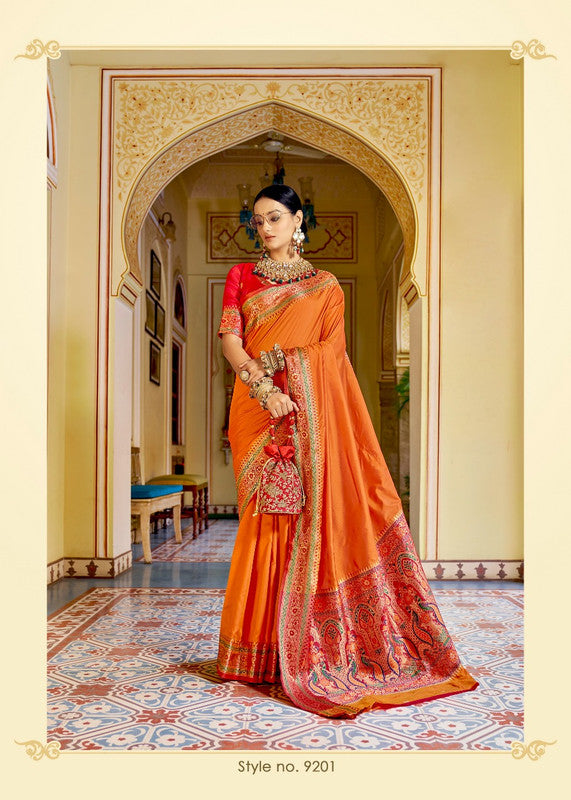 Beautiful Soft Banarasi silk with Rich Designer Pallu Saree