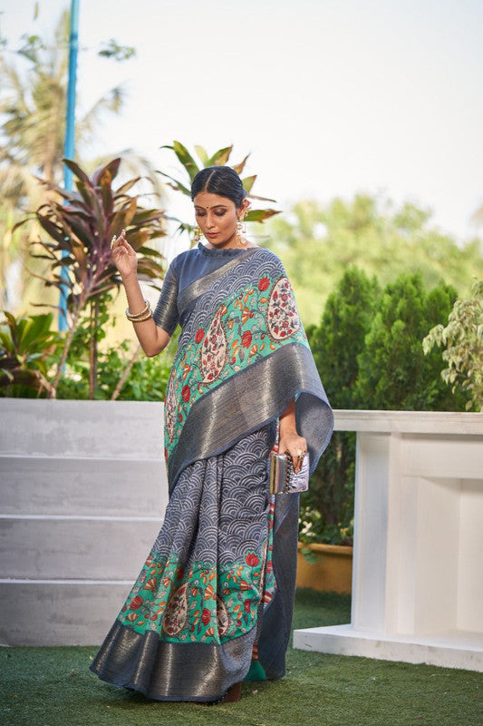 Soft Cotton with Weaving Jacquard Border Saree