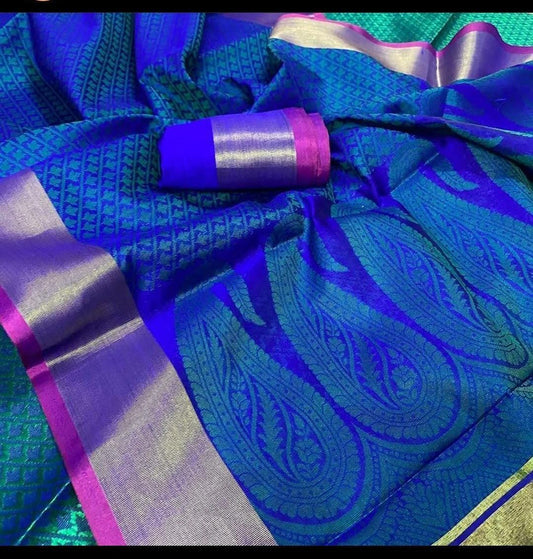 Exclusively Kora Original Banarasi weave Silk saree!!