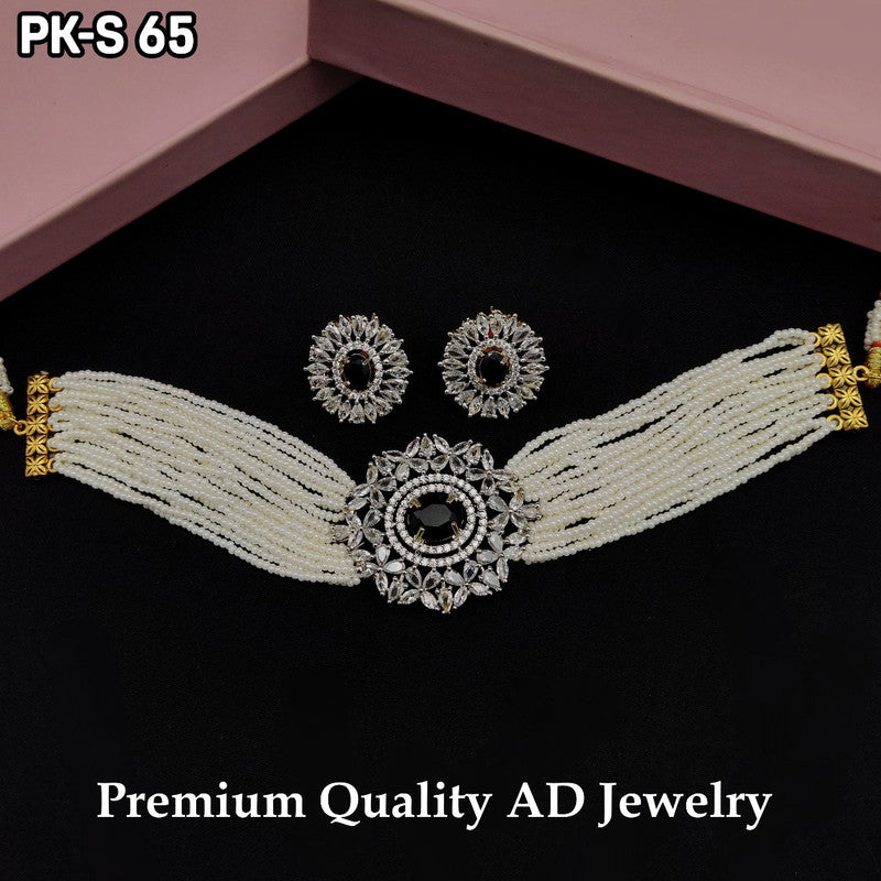 Exclusive Quality Kundan American Diamonds Necklace and Ear rings set !!
