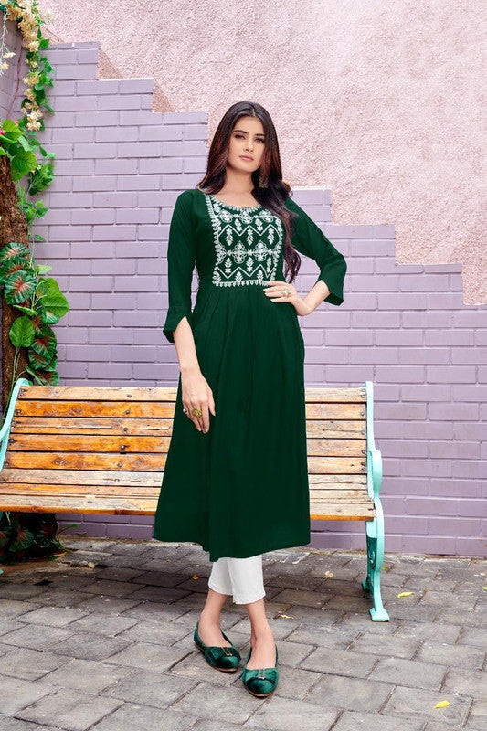 Regular wear Rayon Kurti - Roys4453