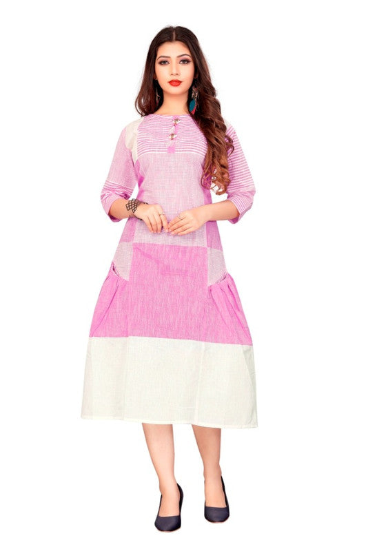 Exclusive Pure Cotton Kurti with 3/4 Sleeve!!