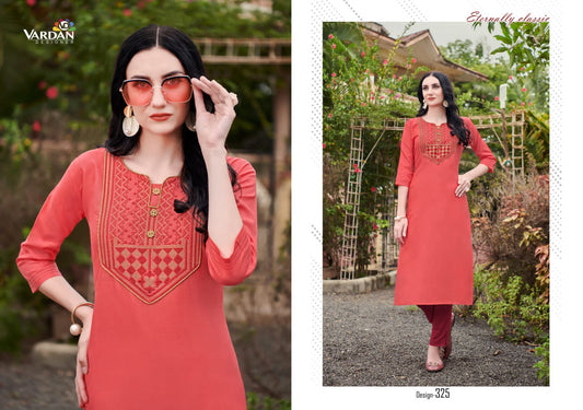 Designer Embroidery Kurti